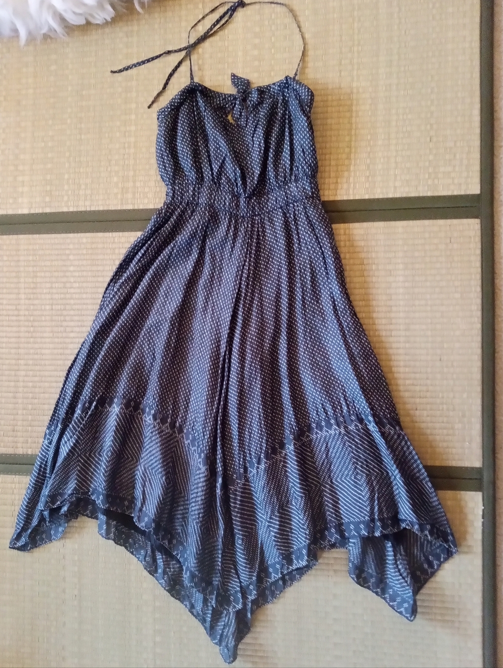 Asymmetrical Halter Or Strapless Dress Small